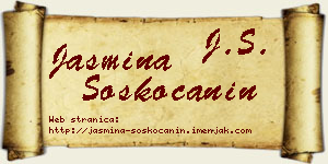 Jasmina Šoškoćanin vizit kartica